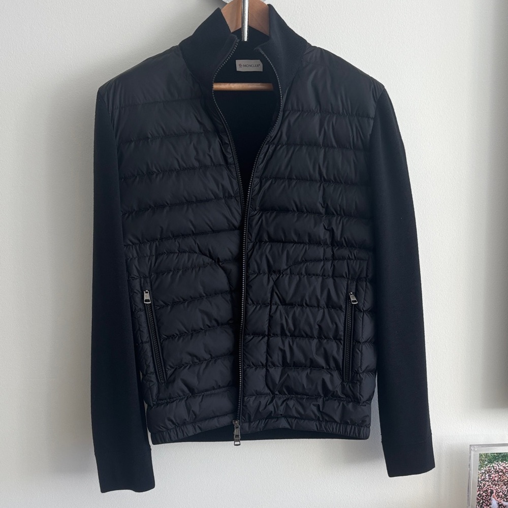 Moncler Black Quilted Jacket